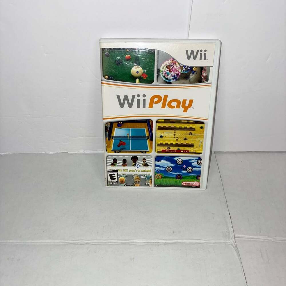 Nintendo Wii Play Game Complete With Manual